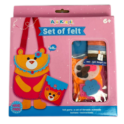 Набори для творчості - Набір для творчості Apli Krapli Сумочка та гаманець Ведмедик (4820198700850) Набори для творчості - Набір для творчості Apli Krapli Сумочка та гаманець Ведмедик (4820198700850)