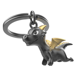 Брелоки - Брелок Metalmorphose Dragon black with golden wings (8000020806901) Брелоки - Брелок Metalmorphose Dragon black with golden wings (8000020806901)