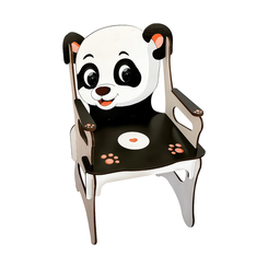 Дитячі меблі - Стілець дитячий Tatev Панда дерев'яний (4820231170527) Дитячі меблі - Стілець дитячий Tatev Панда дерев'яний (4820231170527)