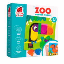 Настільні ігри - Настільна гра Roter Kafer Дерев'яна мозаїка Зоопарк (RW4221) Настільні ігри - Настільна гра Roter Kafer Дерев'яна мозаїка Зоопарк (RW4221)
