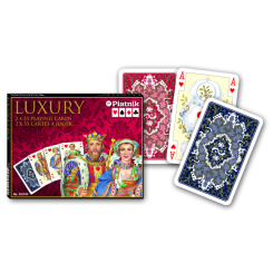 Настільні ігри - Гральні карти Piatnik Розкіш 2 колоди (PT-216749) Настільні ігри - Гральні карти Piatnik Розкіш 2 колоди (PT-216749)