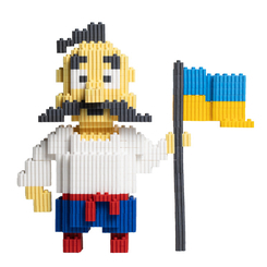 Конструктори з унікальними деталями - Іграшка-конструктор Vita toys Піксель Козак (VTK 0111) Конструктори з унікальними деталями - Іграшка-конструктор Vita toys Піксель Козак (VTK 0111)