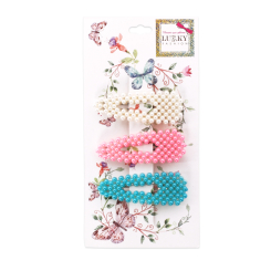 Біжутерія та аксесуари - Заколки для волосся Lukky 3 шт (T19584) Біжутерія та аксесуари - Заколки для волосся Lukky 3 шт (T19584)