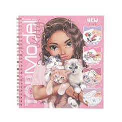 Товари для малювання - Розмальовка з наклейками Top Model Креативне кошеня (0413038) Товари для малювання - Розмальовка з наклейками Top Model Креативне кошеня (0413038)