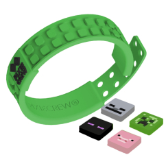 Набори для творчості - Набір Pixie Crew Браслет Майнкрафт зелений 4 мульти-пікселі (8595725200740) Набори для творчості - Набір Pixie Crew Браслет Майнкрафт зелений 4 мульти-пікселі (8595725200740)