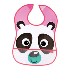 Дитячий посуд та аксесуари - Слинявчик Nuby Панда із кишенею непромокальний (4278-2) Дитячий посуд та аксесуари - Слинявчик Nuby Панда із кишенею непромокальний (4278-2)