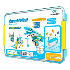 Конструктори з унікальними деталями - Конструктор Makerzoid Smart Robot Premium 400 елементів (MKZ-PF-PM) Конструктори з унікальними деталями - Конструктор Makerzoid Smart Robot Premium 400 елементів (MKZ-PF-PM)