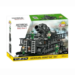 Конструктори з унікальними деталями - Конструктор Cobi Самохідна мортира Карл 1574 деталей (COBI-2560) Конструктори з унікальними деталями - Конструктор Cobi Самохідна мортира Карл 1574 деталей (COBI-2560)