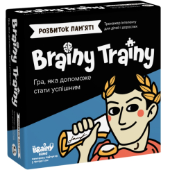 Настільні ігри - Настільна гра Brainy Trainy Розвиток пам'яті (УКР059) Настільні ігри - Настільна гра Brainy Trainy Розвиток пам'яті (УКР059)