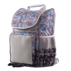 Рюкзаки та сумки - Рюкзак Pixie Crew Minecraft з пікселями сірий (PXB-22-68) Рюкзаки та сумки - Рюкзак Pixie Crew Minecraft з пікселями сірий (PXB-22-68)