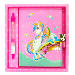 Канцтовари - Подарунковий набір Malevaro Єдиноріг з веселкою рожевий (W362005-A) Канцтовари - Подарунковий набір Malevaro Єдиноріг з веселкою рожевий (W362005-A)