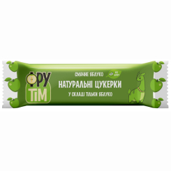 Солодощі - Цукерки натуральні ФруТім Яблучні 50 г (4820200260013) Солодощі - Цукерки натуральні ФруТім Яблучні 50 г (4820200260013)