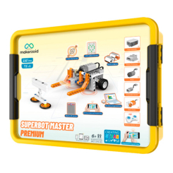 Конструктори з унікальними деталями - Конструктор Makerzoid Superbot Master Premium 230 елементів (MKZ-SPB-MS) Конструктори з унікальними деталями - Конструктор Makerzoid Superbot Master Premium 230 елементів (MKZ-SPB-MS)