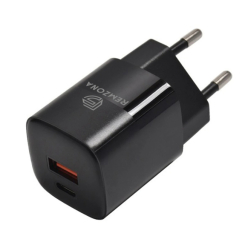 Павербанки - Мережевий зарядний пристрій Remzona Giwell Acey 33W (CHAC-02BK) Павербанки - Мережевий зарядний пристрій Remzona Giwell Acey 33W (CHAC-02BK)