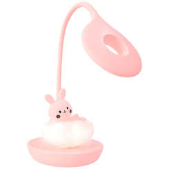 Меблі для геймерів - Настільна LED лампа Kite Cloudy Bunny рожевий (K24-493-1-2) Меблі для геймерів - Настільна LED лампа Kite Cloudy Bunny рожевий (K24-493-1-2)