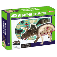 Наукові ігри, фокуси та досліди - Об'ємна модель 4D Master Трицератопс (FM-622014) Наукові ігри, фокуси та досліди - Об'ємна модель 4D Master Трицератопс (FM-622014)