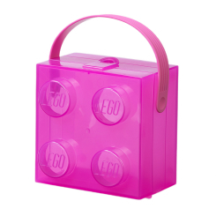 Бокси для іграшок - Бокс для зберігання з ручкою LEGO Lifestyle Цеглинка прозоро-фіолетовий (40240009) Бокси для іграшок - Бокс для зберігання з ручкою LEGO Lifestyle Цеглинка прозоро-фіолетовий (40240009)