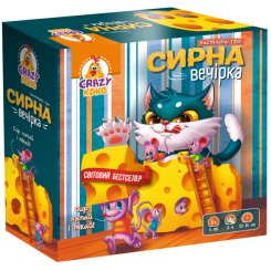 Настільні ігри - Настільна гра Vladi Toys Crazy Koko Сирна вечірка (VT8055-38) Настільні ігри - Настільна гра Vladi Toys Crazy Koko Сирна вечірка (VT8055-38)