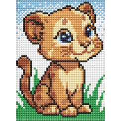 Мозаїка - Алмазна мозаїка Ідейка Маленький лев 15 х 20 см (AMM1022) Мозаїка - Алмазна мозаїка Ідейка Маленький лев 15 х 20 см (AMM1022)