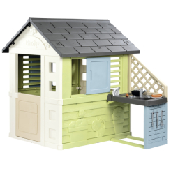 Ігрові комплекси, гойдалки, гірки - Ігровий будинок Smoby Life Райдужний з літньою кухнею (7600810738) Ігрові комплекси, гойдалки, гірки - Ігровий будинок Smoby Life Райдужний з літньою кухнею (7600810738)