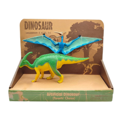 Фігурки тварин - Набір фігурок Bibi Toys Динозаври блакитний та жовто-зелений (762169BT/2) Фігурки тварин - Набір фігурок Bibi Toys Динозаври блакитний та жовто-зелений (762169BT/2)