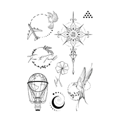 Косметика - Набір тату для тіла Arley Sign Feel free to travel (1117) Косметика - Набір тату для тіла Arley Sign Feel free to travel (1117)