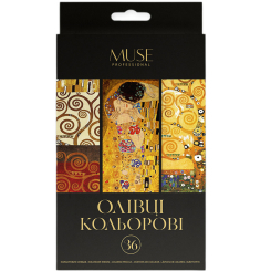Канцтовари - Олівці MUSE Тригранні 36 кольорів (107M-36) Канцтовари - Олівці MUSE Тригранні 36 кольорів (107M-36)