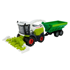 Транспорт і спецтехніка - Іграшковий комбайн Solar З причепом (AP9924) Транспорт і спецтехніка - Іграшковий комбайн Solar З причепом (AP9924)