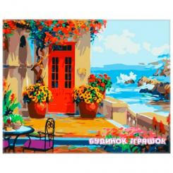 Товари для малювання - Малювання по номерам Веранда з видом на море ідейки (MG1110) Товари для малювання - Малювання по номерам Веранда з видом на море ідейки (MG1110)