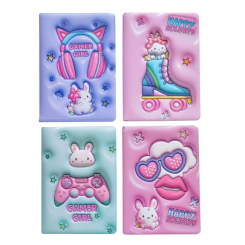 Канцтовари - Блокнот Malevaro 3D Кролик в асортименті (763265ML) Канцтовари - Блокнот Malevaro 3D Кролик в асортименті (763265ML)