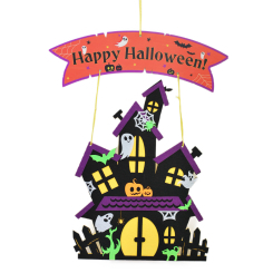 Аксесуари для свят - Підвіс з фетру Apli Krapli Будинок привидів (ХН-92) Аксесуари для свят - Підвіс з фетру Apli Krapli Будинок привидів (ХН-92)