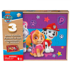 Пазли - Пазл дерев'яний Spin Master Paw Patrol 3 в 1 (SM98297/6066794) Пазли - Пазл дерев'яний Spin Master Paw Patrol 3 в 1 (SM98297/6066794)