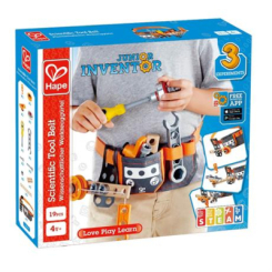 Набори професій - Ігровий набір Hape Junior Inventor Пояс з інструментами (E3035) Набори професій - Ігровий набір Hape Junior Inventor Пояс з інструментами (E3035)