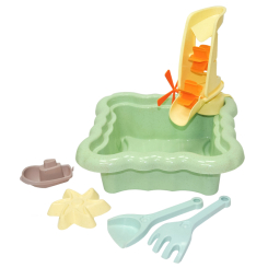 Набори для пісочниці - Набір для пісочниці та води Elfiki and friends Eco з млинком (39755) Набори для пісочниці - Набір для пісочниці та води Elfiki and friends Eco з млинком (39755)