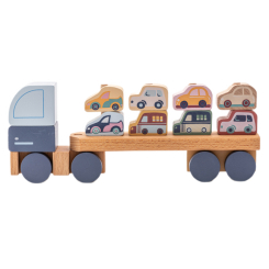 Розвивальні іграшки - Розвивальна іграшка Cubika Тягач з машинками LM-15 (15924) Розвивальні іграшки - Розвивальна іграшка Cubika Тягач з машинками LM-15 (15924)