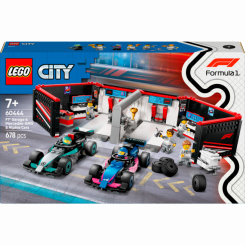 Конструктори LEGO - Конструктор LEGO City Гараж F1 та автомобілі Mercedes-AMG і Alpine (60444) Конструктори LEGO - Конструктор LEGO City Гараж F1 та автомобілі Mercedes-AMG і Alpine (60444)