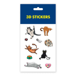 Набори для творчості - Набір стікерів Tattooshka Коти (SB-08) Набори для творчості - Набір стікерів Tattooshka Коти (SB-08)