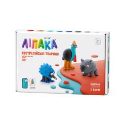 Набори для ліплення - Набір пластиліну Ліпака Австралійські тварини: Казуар, Єхидна, Вомбат ( 60051-UA01) Набори для ліплення - Набір пластиліну Ліпака Австралійські тварини: Казуар, Єхидна, Вомбат ( 60051-UA01)