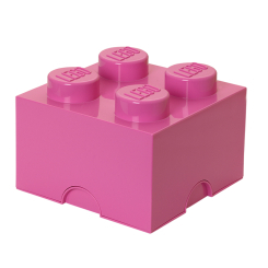 Бокси для іграшок - Бокс для зберігання LEGO Lifestyle Цеглинка 4 яскраво-рожевий (40031739) Бокси для іграшок - Бокс для зберігання LEGO Lifestyle Цеглинка 4 яскраво-рожевий (40031739)