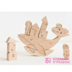 Розвивальні іграшки - Настільна гра-баланс Babai Шапочка і кит (babai-bal-002) Розвивальні іграшки - Настільна гра-баланс Babai Шапочка і кит (babai-bal-002)