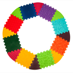 Розвивальні килимки - Масажний килимок Ortek Пазли 8 елементів + 8 трикутників (2000000127323) Розвивальні килимки - Масажний килимок Ortek Пазли 8 елементів + 8 трикутників (2000000127323)