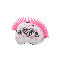 Захисне спорядження - Захисний шолом StreetJam Зебра білий з серцем М (9VM011) Захисне спорядження - Захисний шолом StreetJam Зебра білий з серцем М (9VM011)