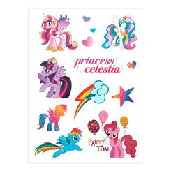 Косметика - Набір тату для тіла Tattooshka Принцеса Селестія з блискітками (HS-005) Косметика - Набір тату для тіла Tattooshka Принцеса Селестія з блискітками (HS-005)