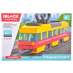 Конструктори з унікальними деталями - Конструктор IBLOCK Транспорт Трамвай (PL-921-380) Конструктори з унікальними деталями - Конструктор IBLOCK Транспорт Трамвай (PL-921-380)