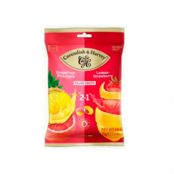 Солодощі - Цукерки Cavendish Грейпфрут з наповнювачем Ананас та Лимон з наповнювачем Полуниця 75 г (4037719061868) Солодощі - Цукерки Cavendish Грейпфрут з наповнювачем Ананас та Лимон з наповнювачем Полуниця 75 г (4037719061868)