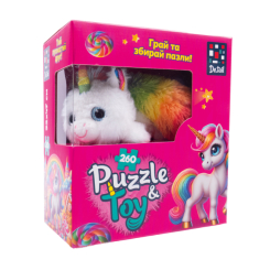 Пазли - Пазли De.tail Єдиноріжка 260 деталей (DT200-11) Пазли - Пазли De.tail Єдиноріжка 260 деталей (DT200-11)