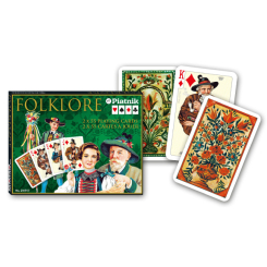 Настільні ігри - Гральні карти Piatnik Фольклор 2 колоди (PT-216947) Настільні ігри - Гральні карти Piatnik Фольклор 2 колоди (PT-216947)