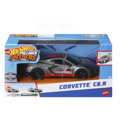 Автомоделі - Автомодель Hot Wheels Pull-back speeders Corvette C8.R (HPR70/9) Автомоделі - Автомодель Hot Wheels Pull-back speeders Corvette C8.R (HPR70/9)