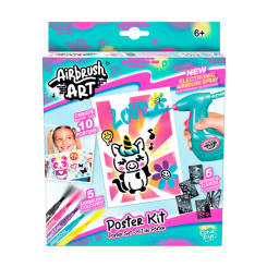 Набори для творчості - Набір для творчості Canal Toys DIY Airbrush art з постерами (AIR015) Набори для творчості - Набір для творчості Canal Toys DIY Airbrush art з постерами (AIR015)