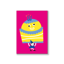 Аксесуари для свят - Листівка вітальна ДН торт (2300006254765) Аксесуари для свят - Листівка вітальна ДН торт (2300006254765)